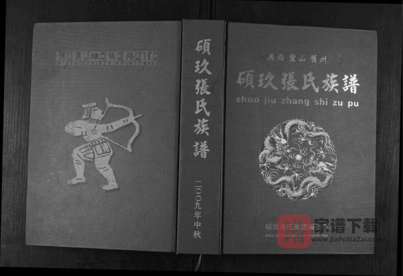 广西钦州灵山县硕玖张氏族谱PDF高清电子版下载-家谱下载