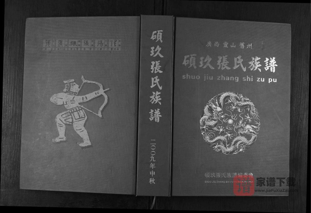 广西钦州灵山县硕玖张氏族谱PDF高清电子版下载