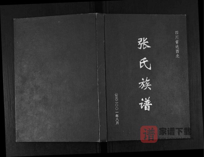 四川达州达西北张氏族谱PDF高清电子版下载-家谱下载