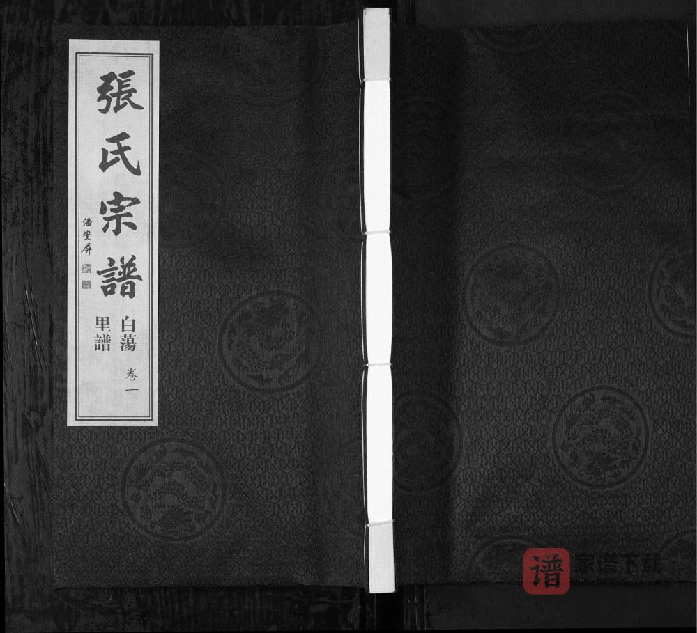 江苏常州武进区白荡里张氏宗谱（敦教堂）PDF高清电子版下载