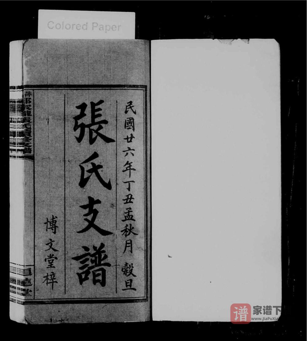 图片[2]-江西萍乡萍西郑家垄张氏续修支谱（追远堂）PDF高清电子版下载-家谱下载