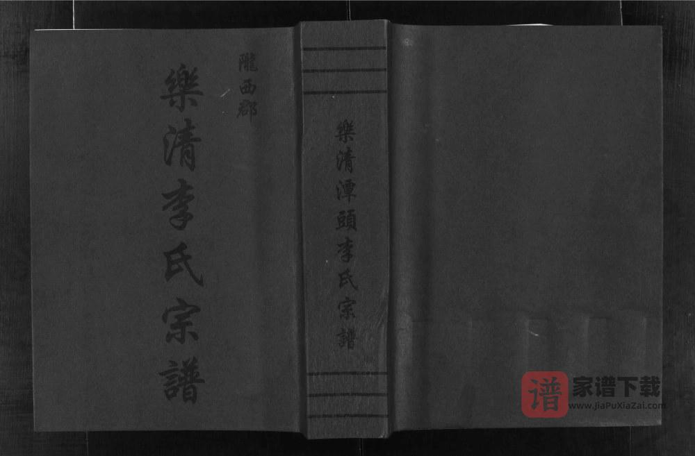 浙江乐清潭头李氏宗谱PDF高清电子版下载