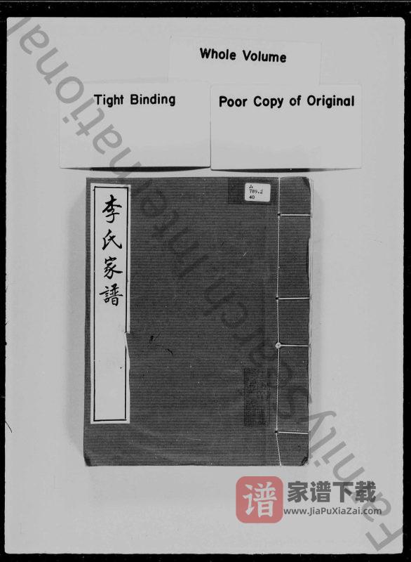 广东江门李氏家谱附岭南史事略PDF高清电子版下载-家谱下载