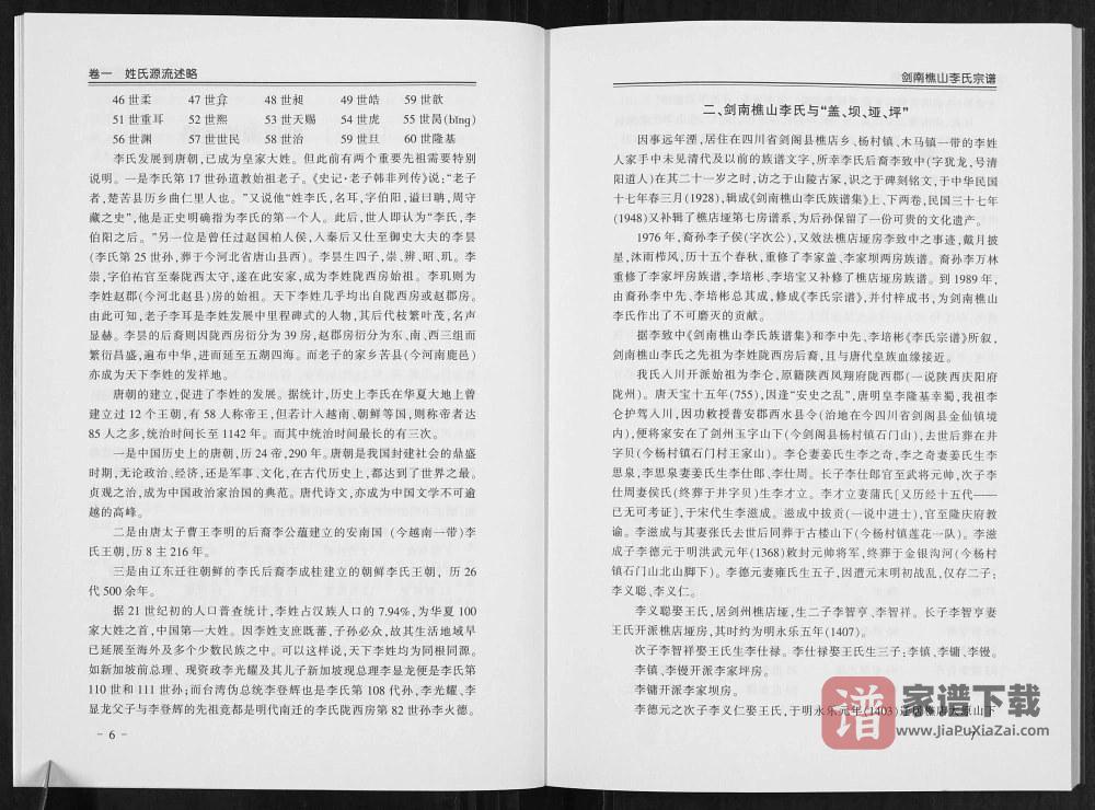 图片[2]-四川广元剑阁县剑南樵山李氏宗谱PDF高清电子版下载-家谱下载