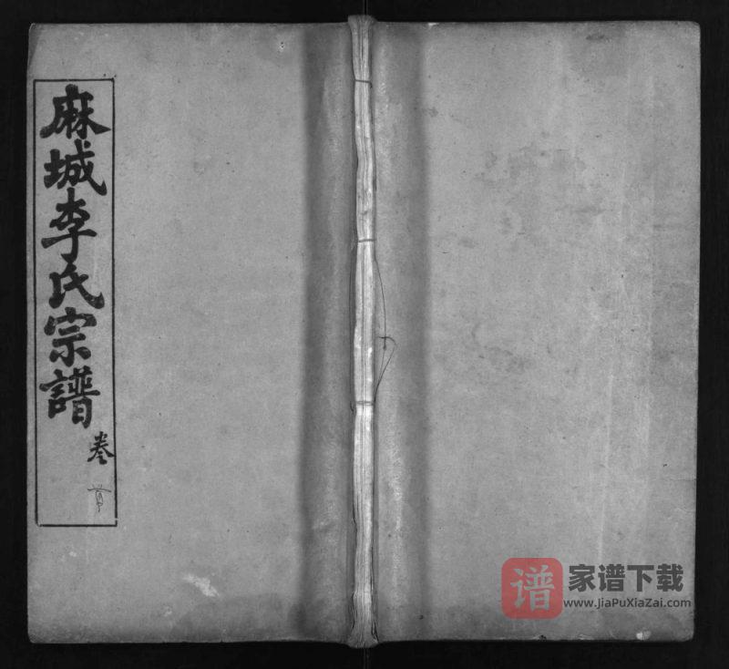 湖北麻城李家山李氏宗谱（青莲堂）PDF高清电子版下载-家谱下载
