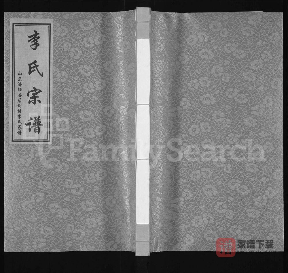 山东济南济阳区后封村李氏宗谱（弘德堂）PDF高清电子版下载