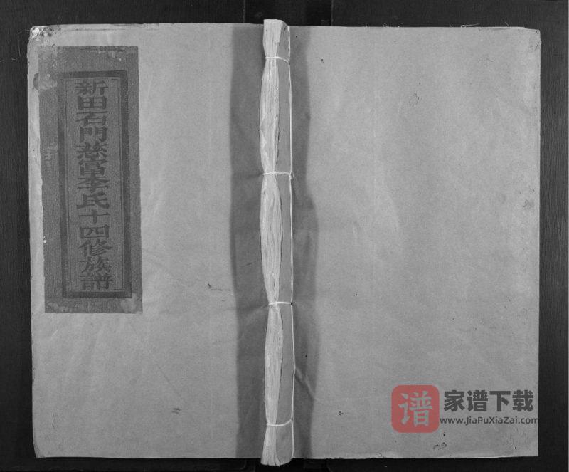江西赣州宁都县新田石门慈富李氏十四修族谱PDF高清电子版下载-家谱下载