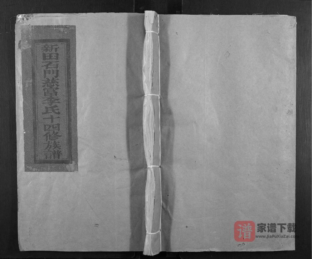 江西赣州宁都县新田石门慈富李氏十四修族谱PDF高清电子版下载