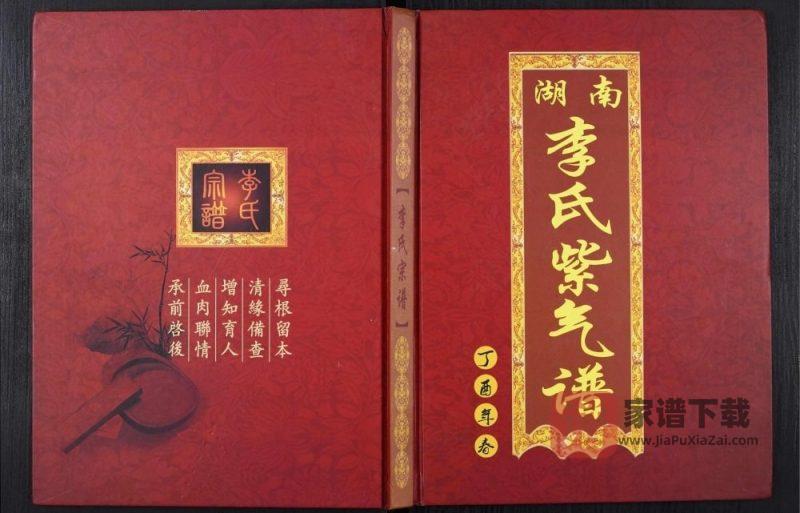 重庆大足区湖南李氏紫气谱PDF高清电子版下载-家谱下载