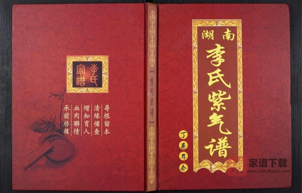 重庆大足区湖南李氏紫气谱PDF高清电子版下载