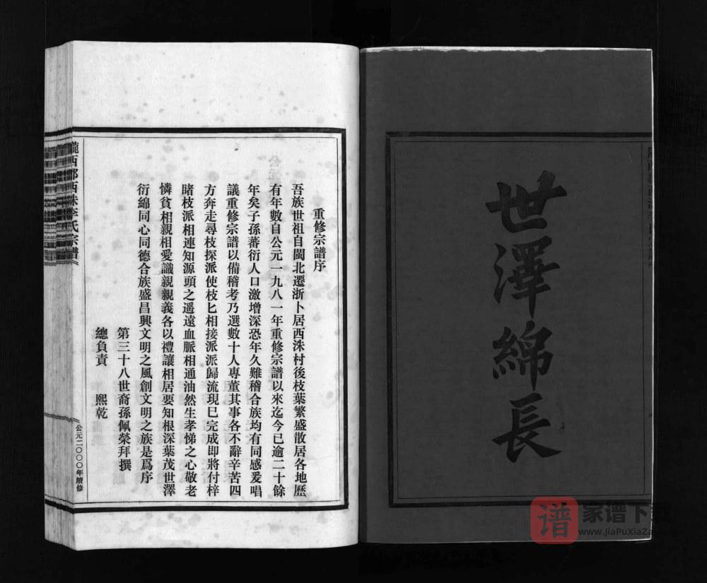 图片[2]-浙江乐清西洙李氏宗谱PDF高清电子版下载-家谱下载