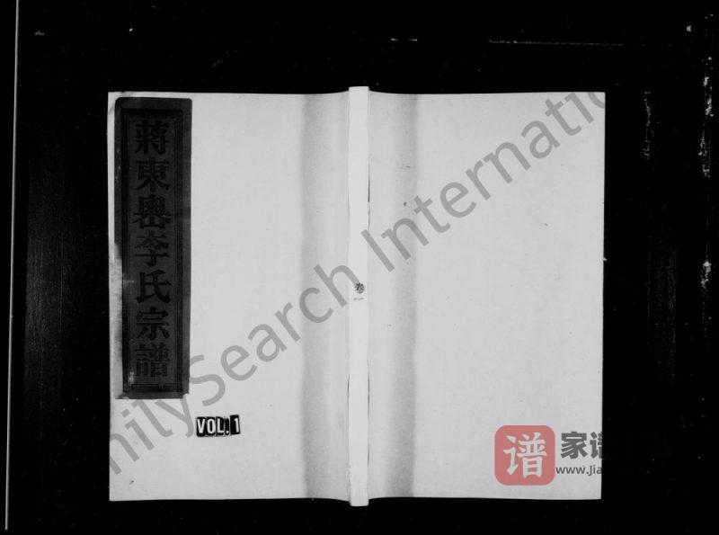 浙江台州黄岩区蒋东岙李氏家谱PDF高清电子版下载-家谱下载