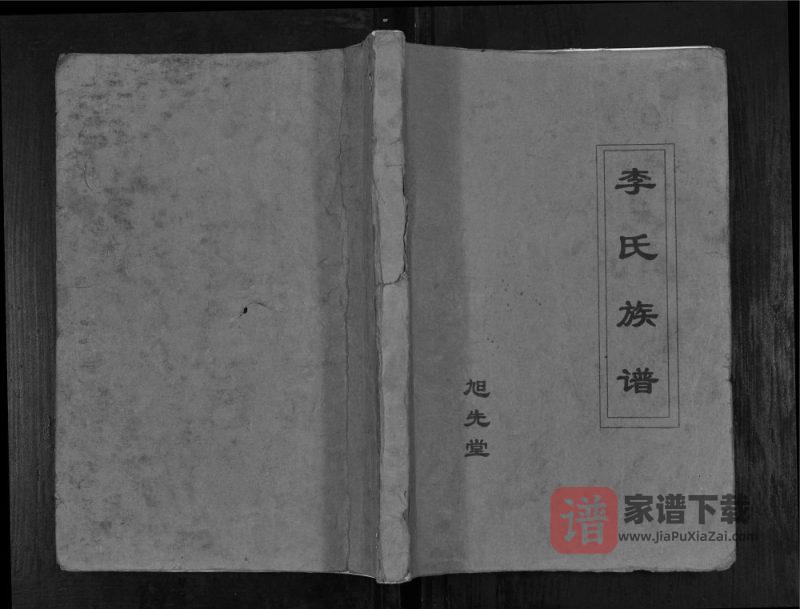 江苏高邮李氏族谱(旭先堂)PDF高清电子版下载-家谱下载