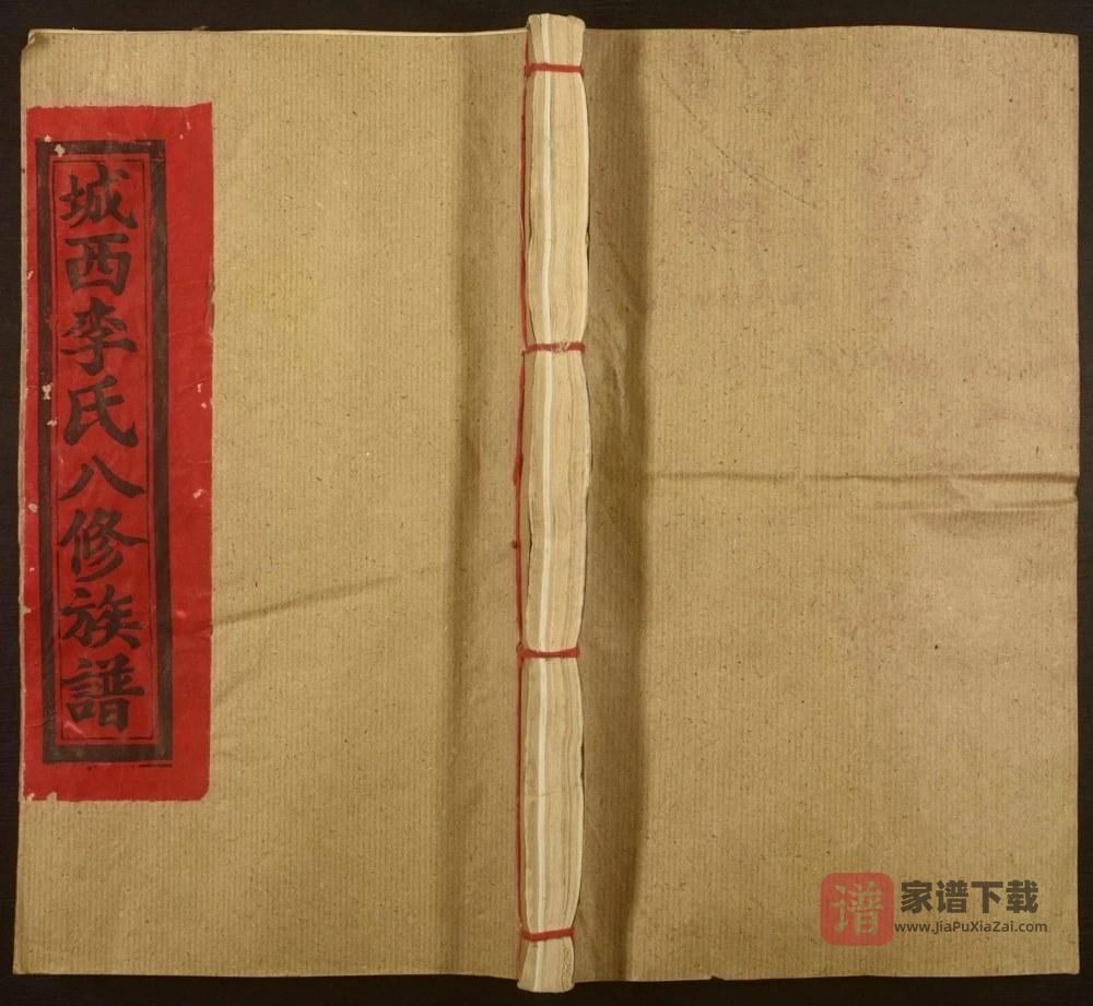 江西赣州宁都城西李氏八修族谱PDF高清电子版下载