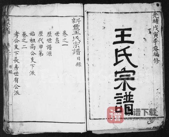 安徽桐城新丰王氏宗谱PDF高清电子版下载-家谱下载