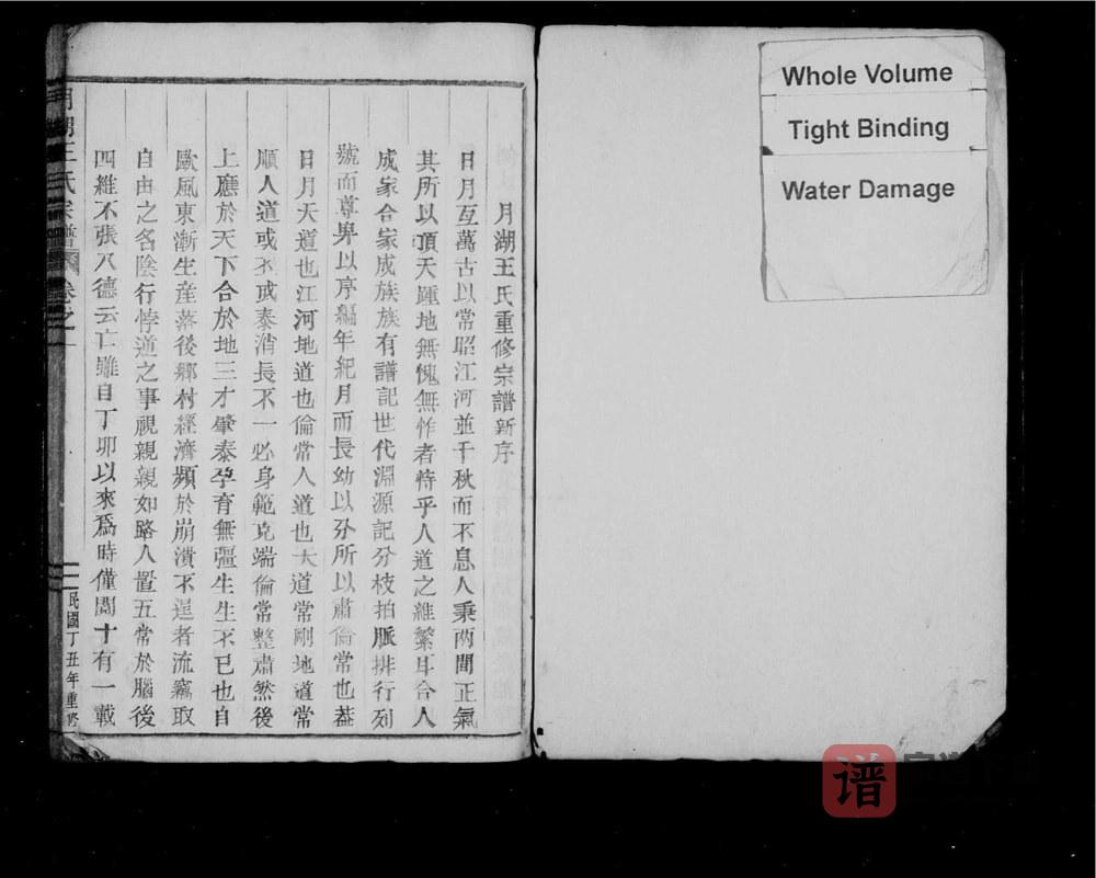 图片[2]-浙江丽水缙云县月湖王氏宗谱PDF高清电子版下载-家谱下载