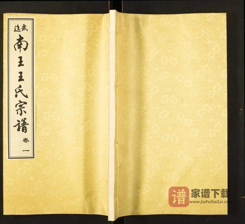江苏常州武进区南王王氏宗谱（三槐堂）PDF高清电子版下载-家谱下载