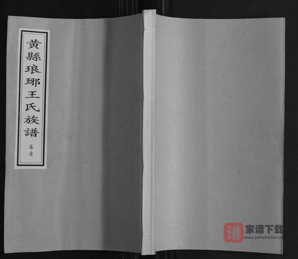 图片[1]-山东龙口黄县琅琊王氏族谱PDF高清电子版下载-家谱下载