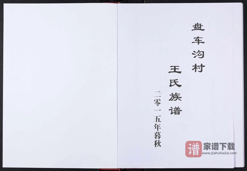 图片[2]-山东淄博盘车沟王氏族谱PDF高清电子版下载-家谱下载