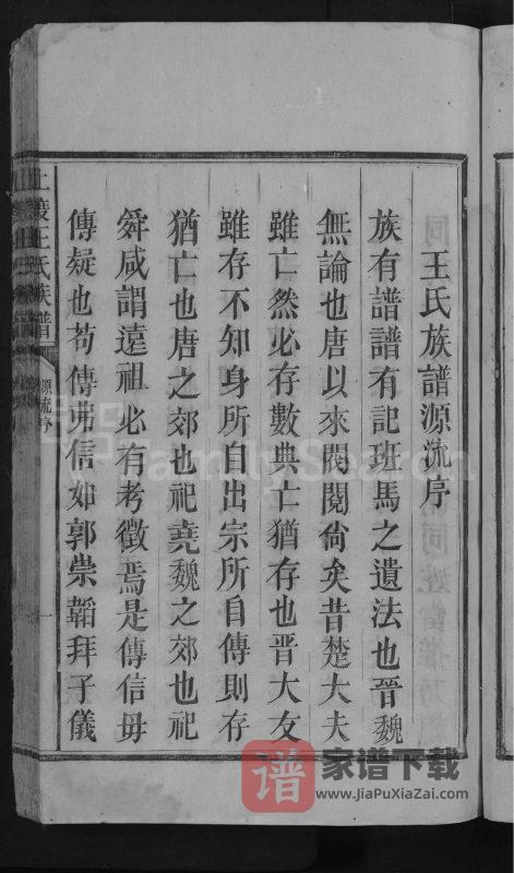 湖南郴州宜章县上渡王氏族谱PDF高清电子版下载-家谱下载