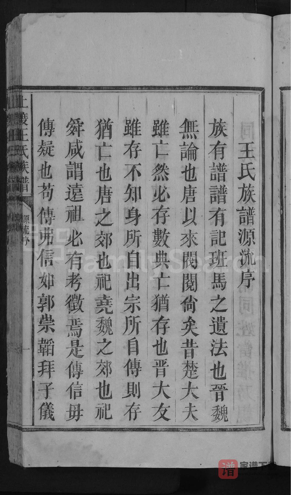湖南郴州宜章县上渡王氏族谱PDF高清电子版下载