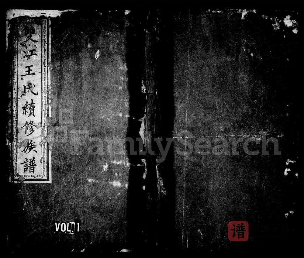 湖南湘乡双江王氏续修族谱（敦伦堂）PDF高清电子版下载