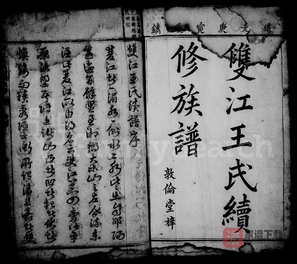 图片[2]-湖南湘乡双江王氏续修族谱（敦伦堂）PDF高清电子版下载-家谱下载