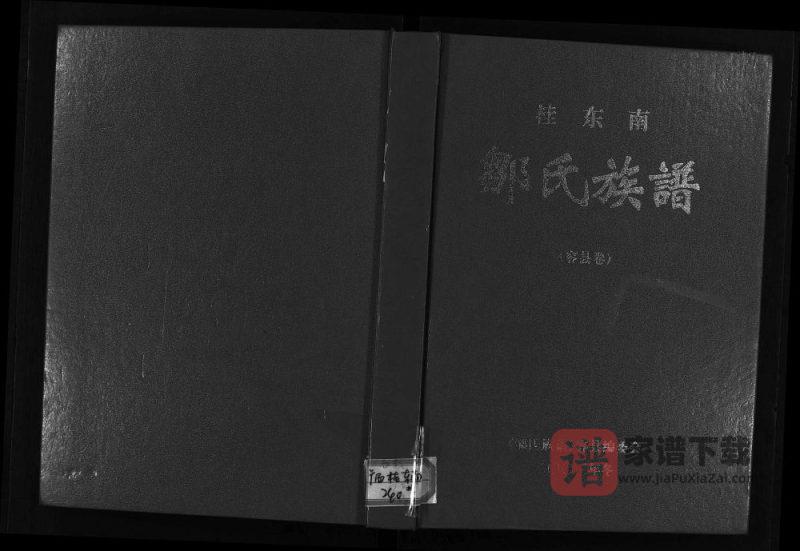 广西玉林容县桂东南邹氏族谱PDF高清电子版下载-家谱下载