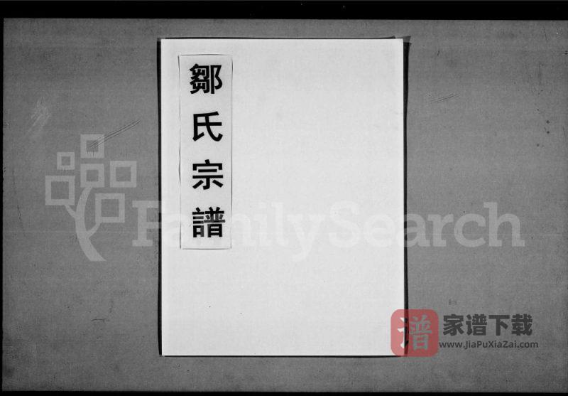湖北大冶鄂州邹氏宗谱(东鲁堂)PDF高清电子版下载-家谱下载