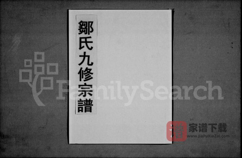 江西高安市邹氏九修宗谱（回春堂）PDF高清电子版下载-家谱下载