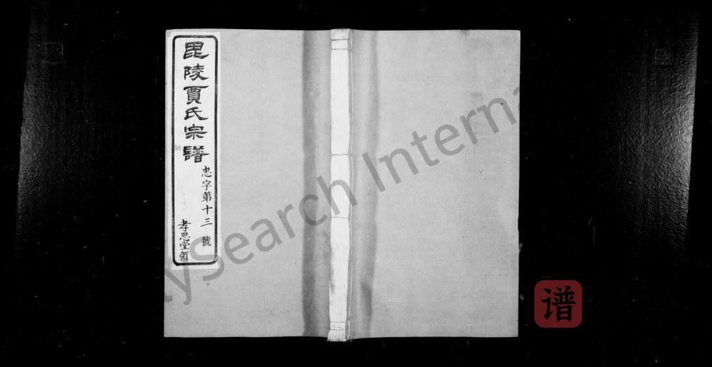 江苏常州武进区毘陵贾氏宗谱（维则堂）PDF高清电子版下载