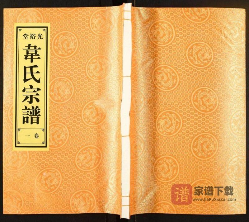 安徽合肥庐江县韦氏宗谱（光裕堂）PDF高清电子版下载-家谱下载