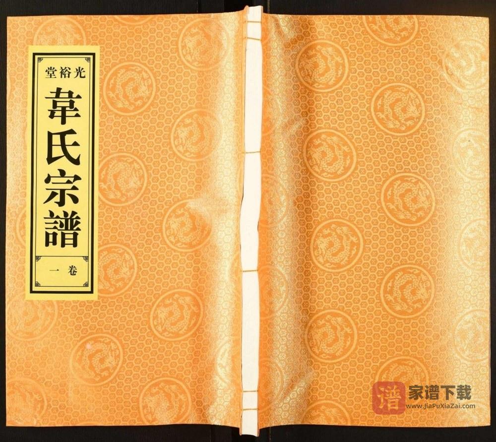 图片[1]-安徽合肥庐江县韦氏宗谱（光裕堂）PDF高清电子版下载-家谱下载