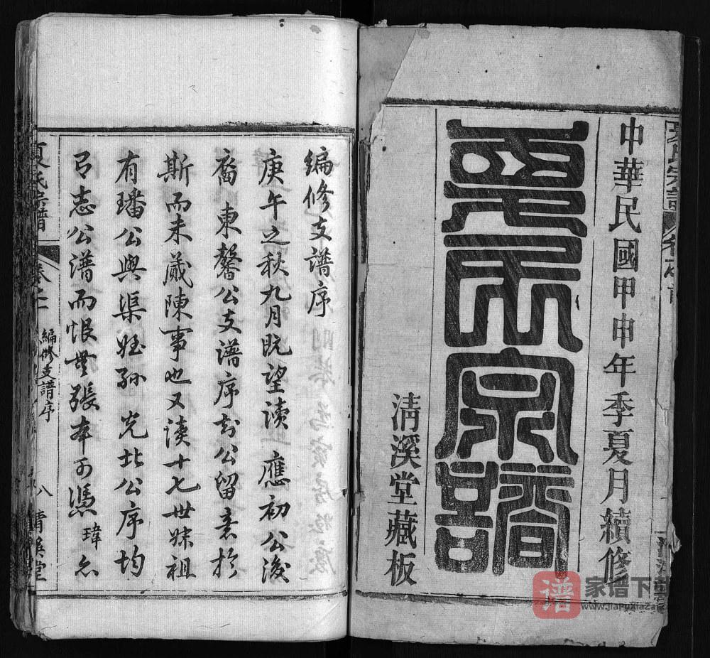 图片[2]-湖北黄冈麻城夏氏宗谱（清溪堂）PDF高清电子版下载-家谱下载