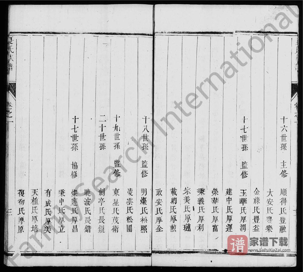 图片[2]-江苏扬州维扬夏氏重修族谱PDF高清电子版下载-家谱下载