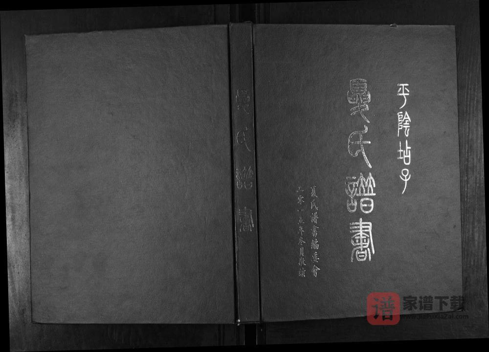 山东济南平阴店子夏氏谱书附家族纪事PDF高清电子版下载