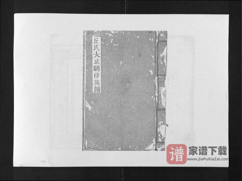 江西赣州兴国丘氏联修大成宗谱(河南堂)PDF高清电子版下载-家谱下载