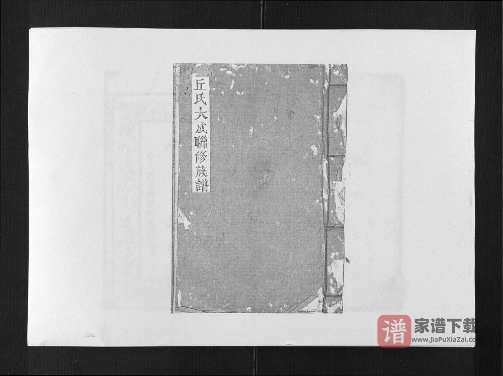 江西赣州兴国丘氏联修大成宗谱（河南堂）PDF高清电子版下载