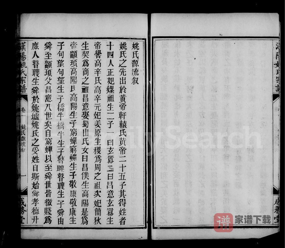 图片[2]-湖北武汉汉阳姚氏宗谱（成务堂）PDF高清电子版下载-家谱下载
