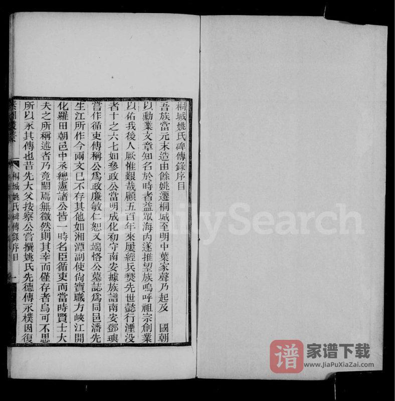 安徽桐城姚氏碑传录PDF高清电子版下载-家谱下载