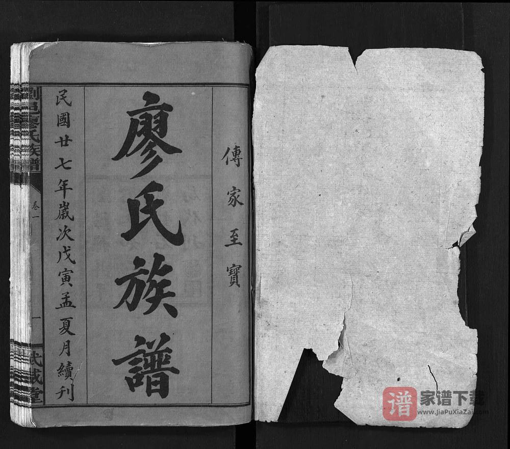 图片[2]-湖南浏阳浏邑廖氏族谱（武威堂）PDF高清电子版下载-家谱下载