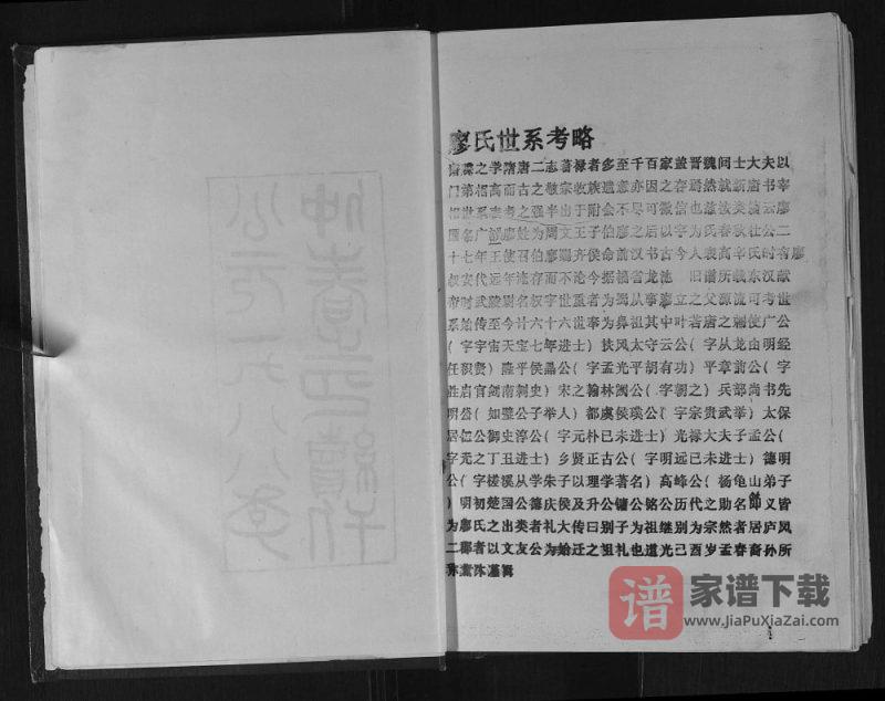 安徽淮南廖氏宗谱PDF高清电子版下载-家谱下载