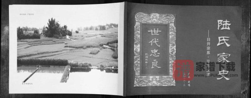 广西南宁武鸣区陆氏家史日开宗系三房族谱PDF高清电子版下载-家谱下载