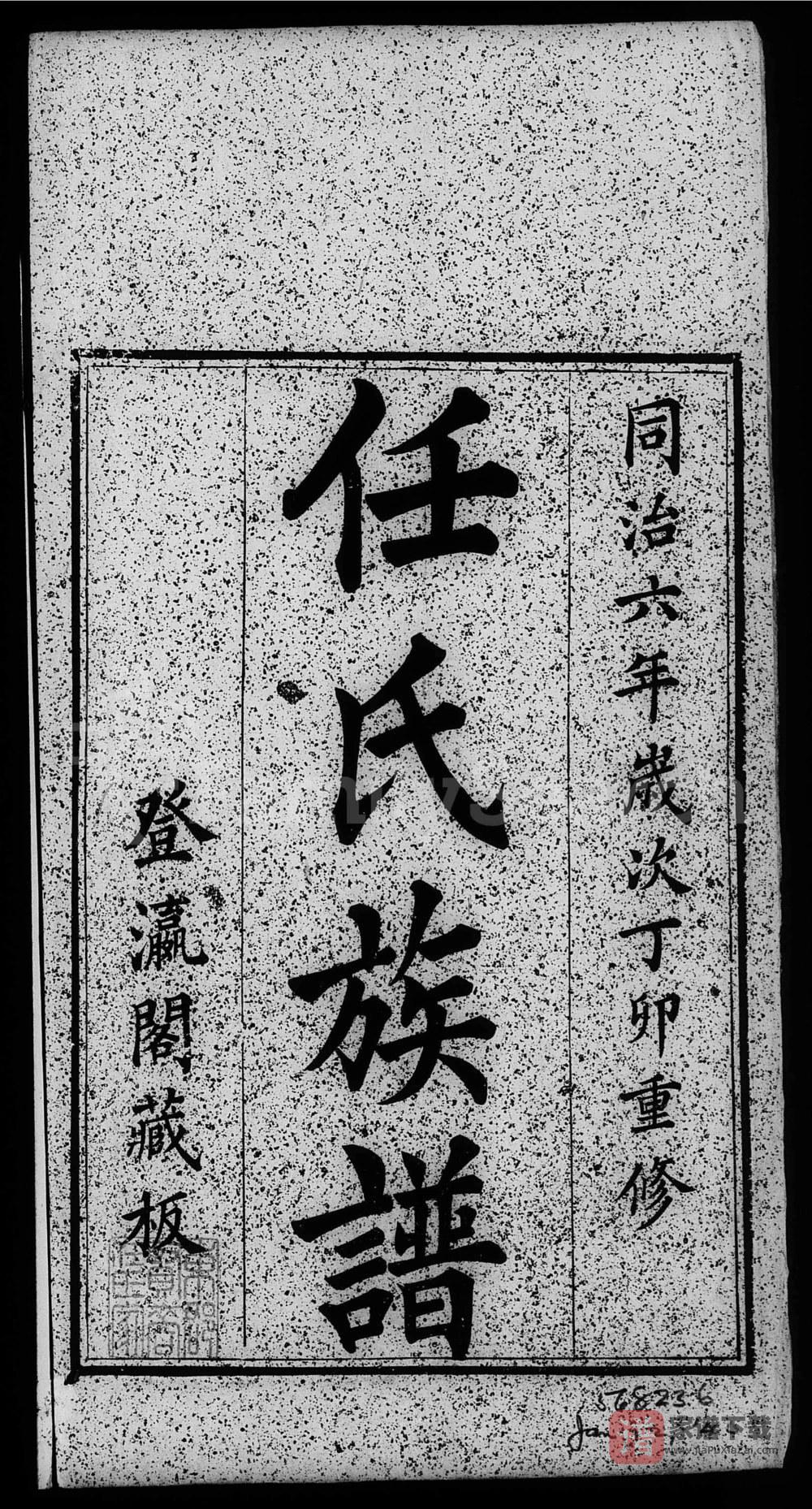 山东聊城东昌府区任氏族谱PDF高清电子版下载