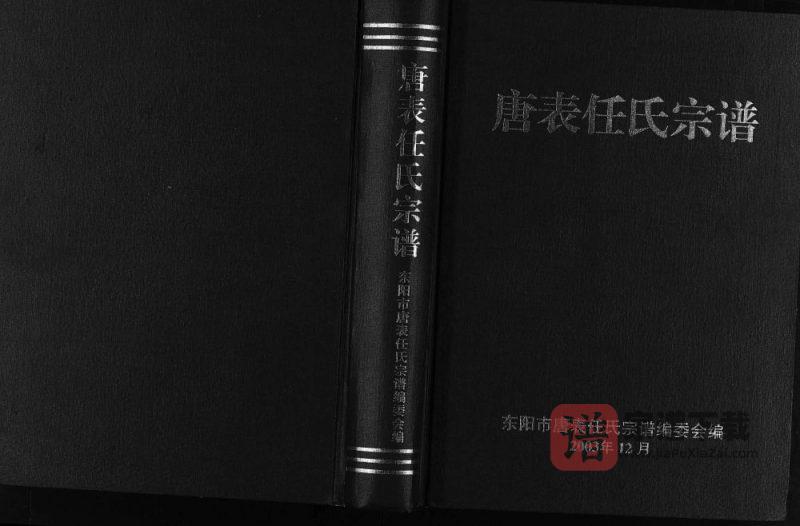 浙江东阳唐表任氏宗谱PDF高清电子版下载-家谱下载