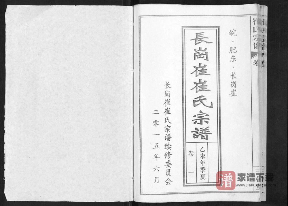 图片[2]-安徽合肥肥东县长岗崔崔氏宗谱（三戟堂）PDF高清电子版下载-家谱下载