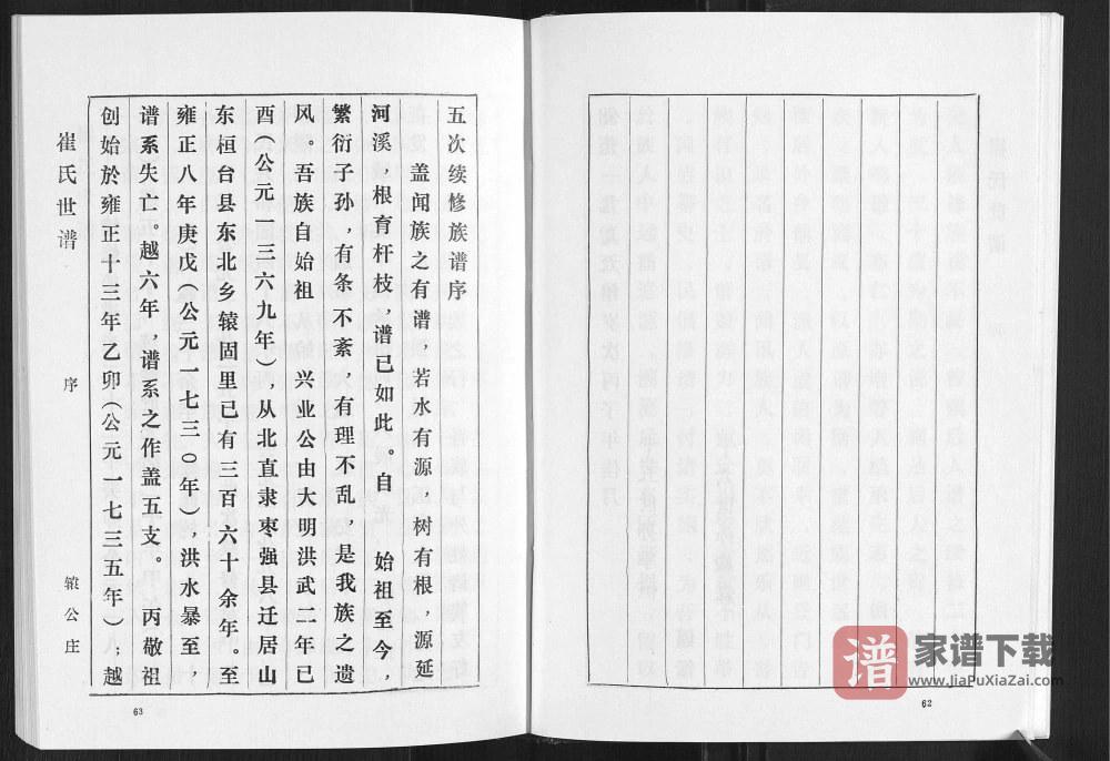 图片[2]-山东淄博桓台崔氏世谱PDF高清电子版下载-家谱下载