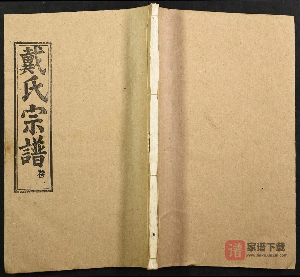湖北鄂州戴氏宗谱（注礼堂）PDF高清电子版下载