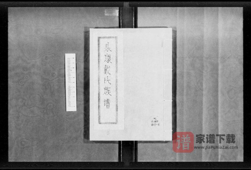 广东广州番禺区乐康戴氏族谱PDF高清电子版下载-家谱下载
