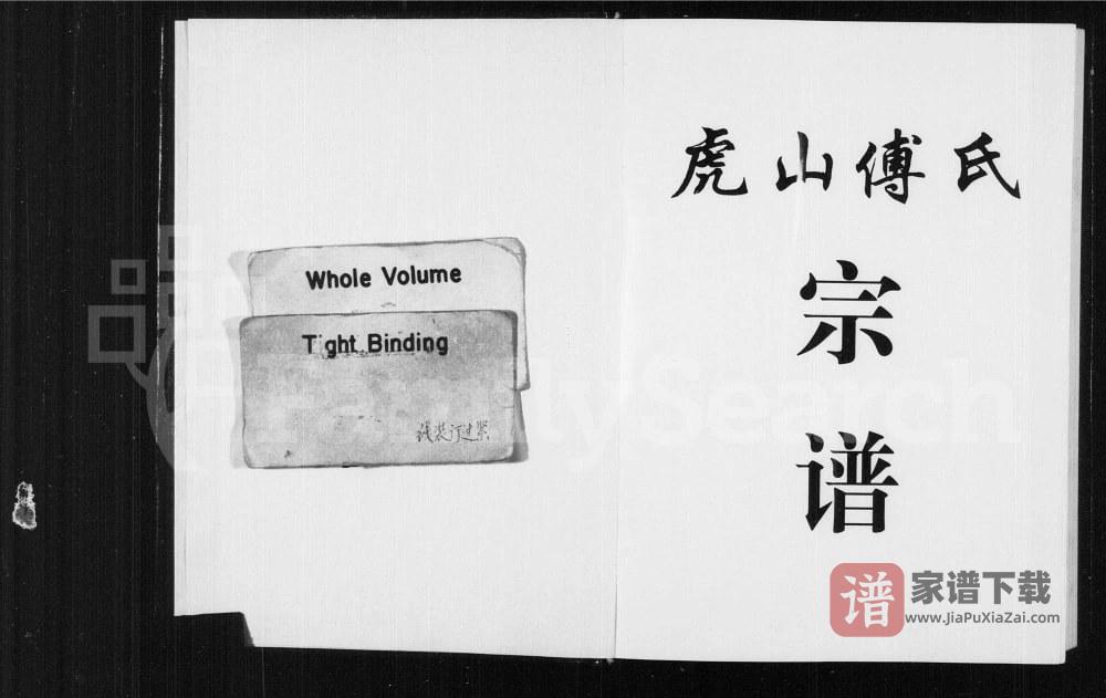 图片[2]-浙江永康虎山傅氏宗谱PDF高清电子版下载-家谱下载